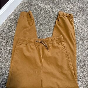 jumping beans Boys' Drawstring Joggers in Caramel Brown